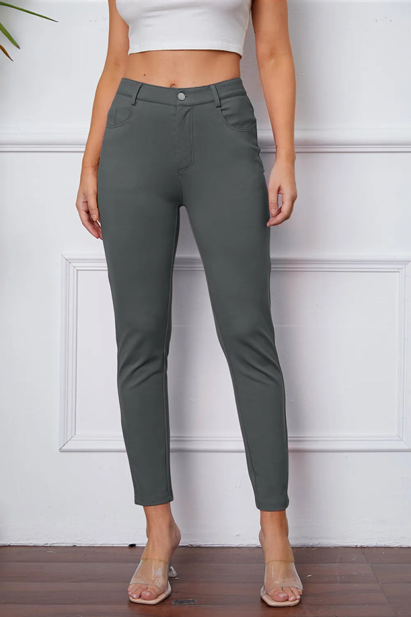 StretchyStitch Pants by Basic Bae - AMVIM