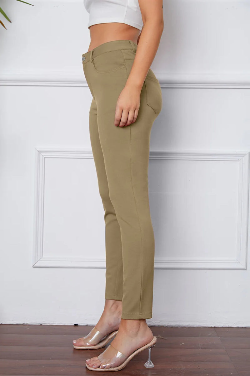 StretchyStitch Pants by Basic Bae - AMVIM