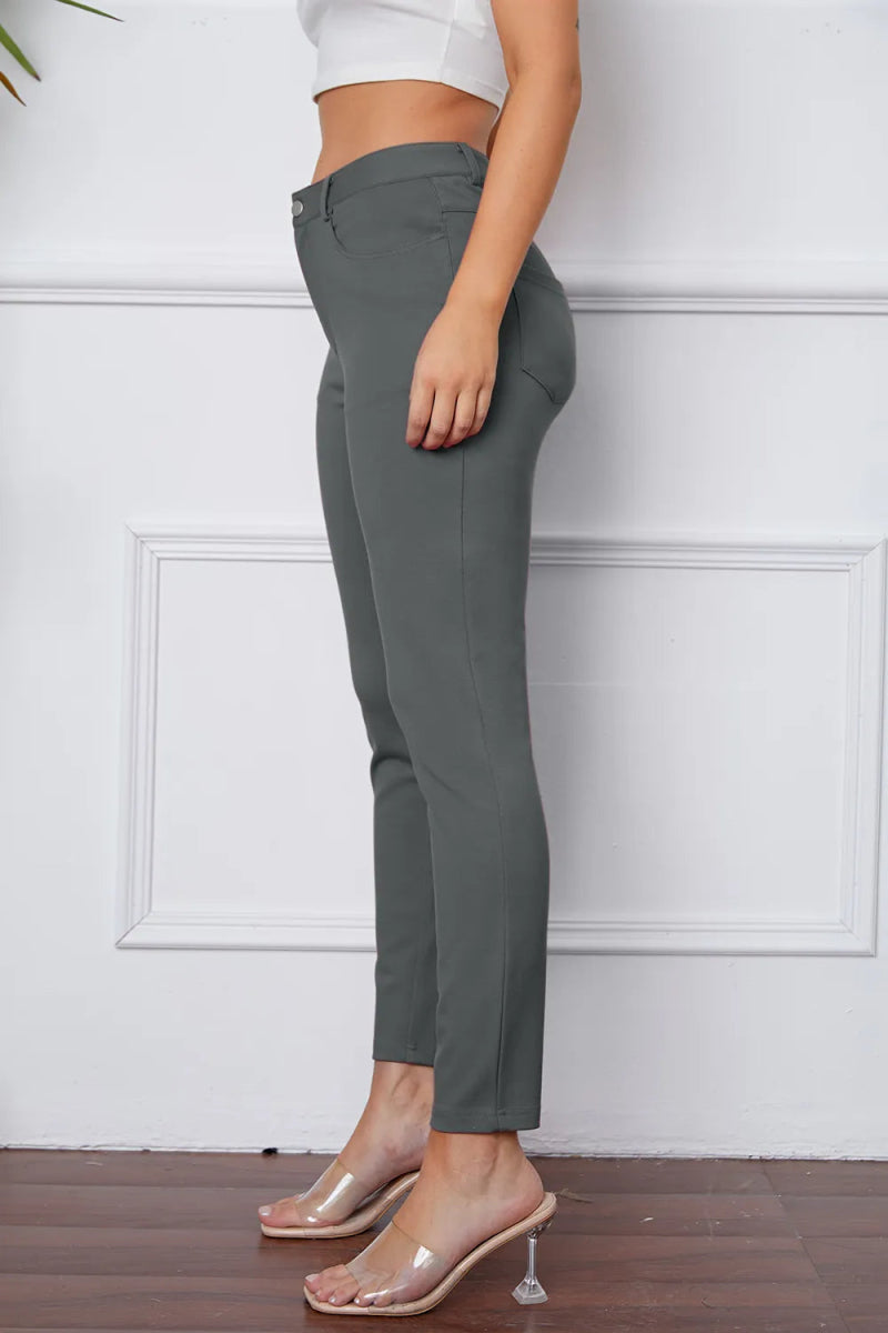StretchyStitch Pants by Basic Bae - AMVIM