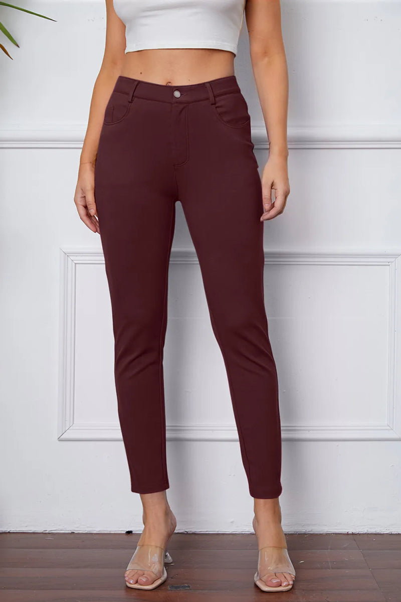 StretchyStitch Pants by Basic Bae - AMVIM