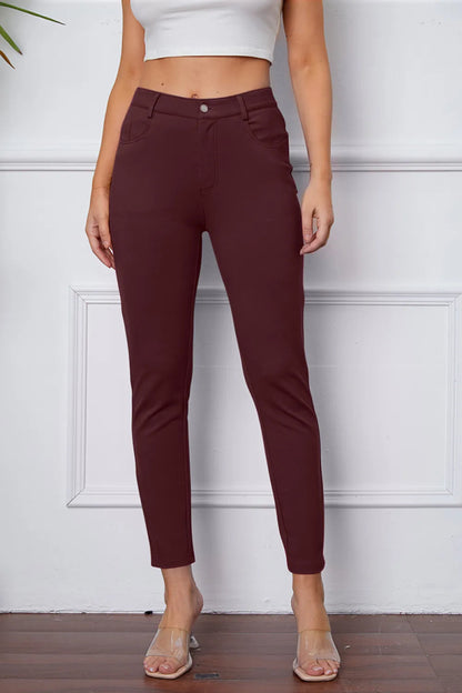 StretchyStitch Pants by Basic Bae - AMVIM