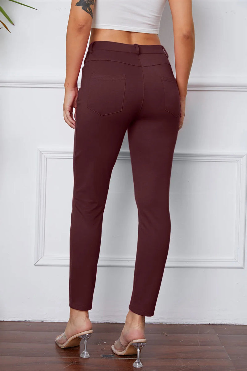 StretchyStitch Pants by Basic Bae - AMVIM