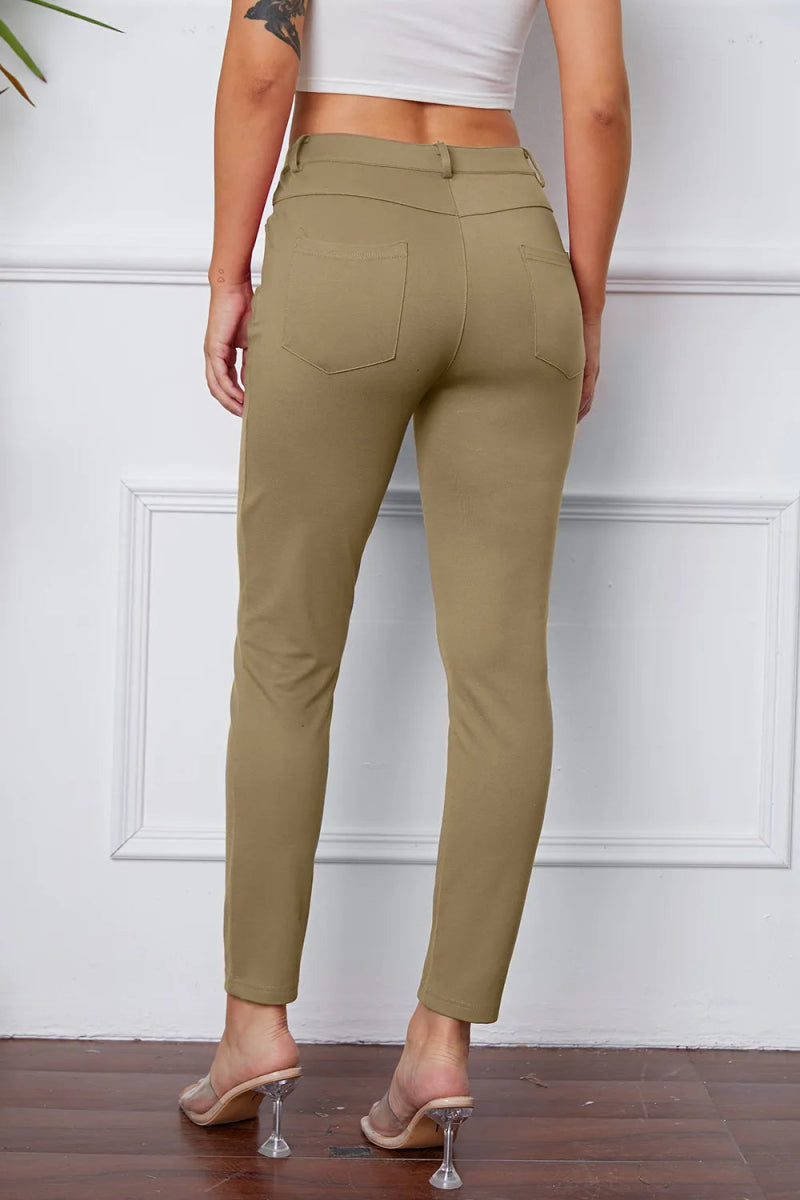 StretchyStitch Pants by Basic Bae - AMVIM