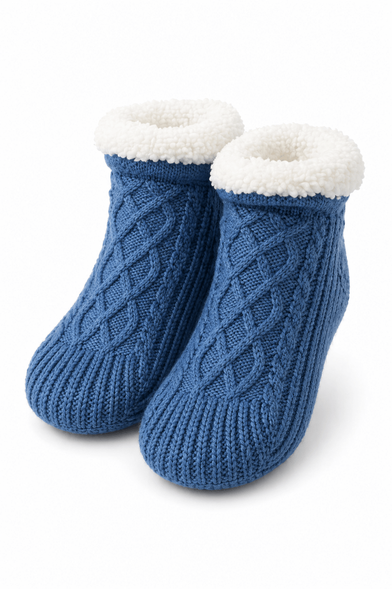 Thermal Non - Slip Socks - Cozy Fleece Lined Winter Women&