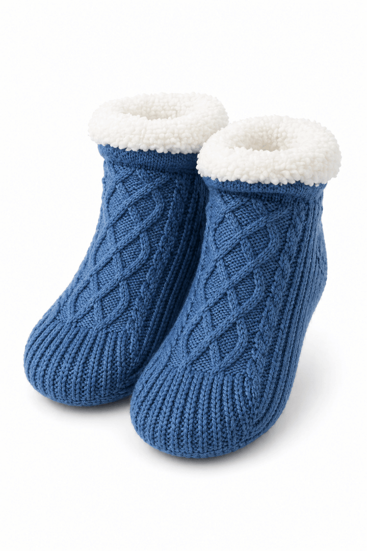 Thermal Non - Slip Socks - Cozy Fleece Lined Winter Women&