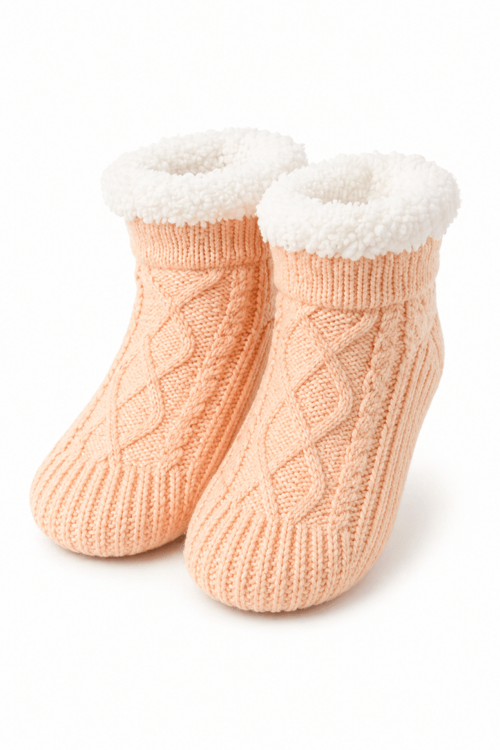 Thermal Non - Slip Socks - Cozy Fleece Lined Winter Women&