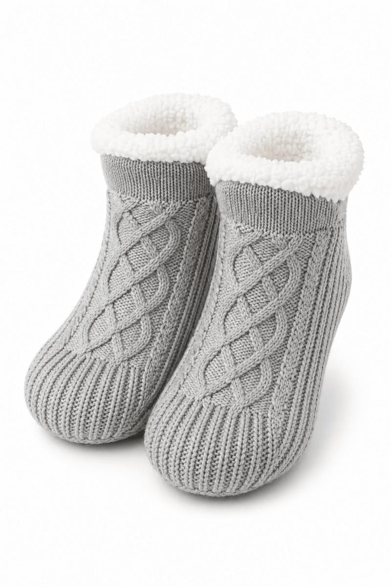 Thermal Non - Slip Socks - Cozy Fleece Lined Winter Women&