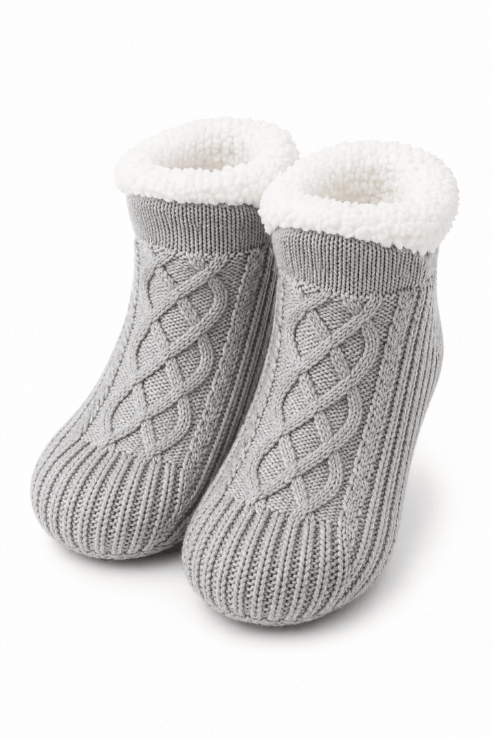 Thermal Non - Slip Socks - Cozy Fleece Lined Winter Women&
