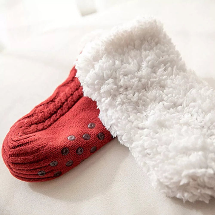 Thermal non - slip socks for home comfort and winter use - AMVIM