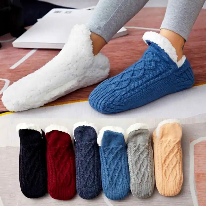Thermal non - slip socks for home comfort and winter use - AMVIM