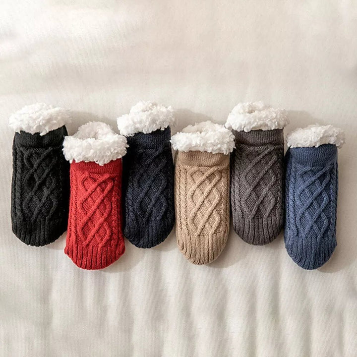 Thermal non - slip socks for home comfort and winter use - AMVIM