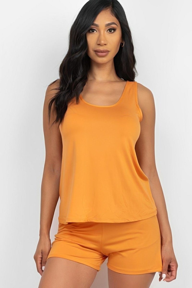 Top Comfy Tank &amp; Shorts Set - AMVIM