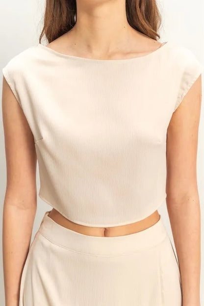 Women's Sleeveless Maxi Skirt and Top Set - Versatile Two - Piece Outfit - AMVIM