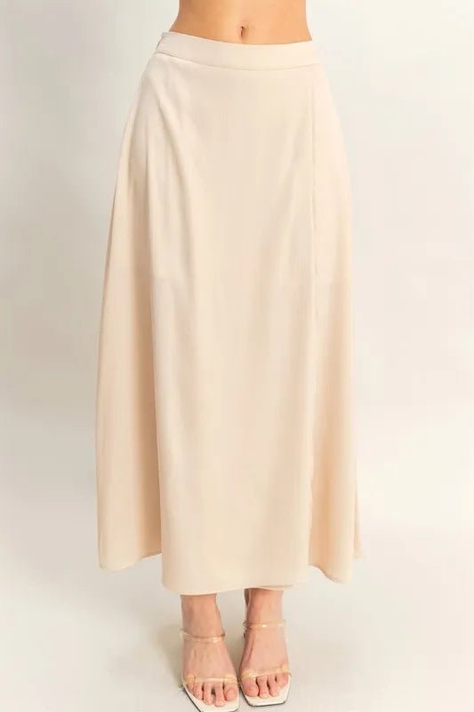 Women's Sleeveless Maxi Skirt and Top Set - Versatile Two - Piece Outfit - AMVIM